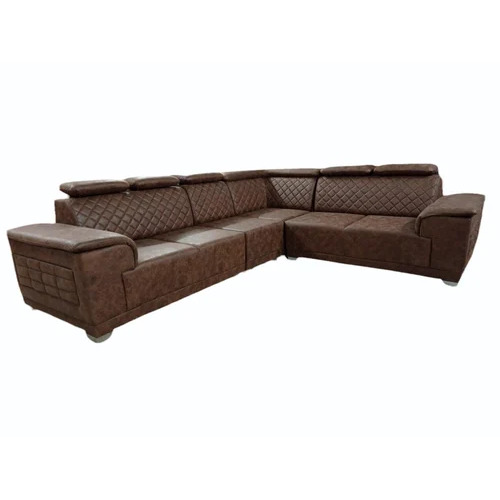 L Shape Leather Sofa Set