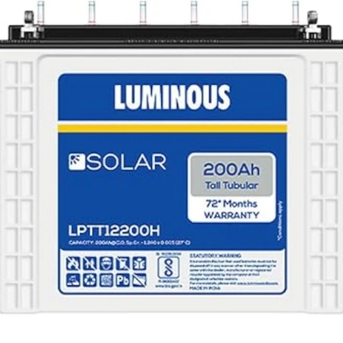 Luminous Solar LPTT12200H 200Ah Tall Tubular Battery