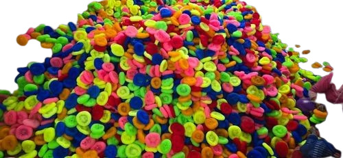 Multcolor Round Plastic Scrubber