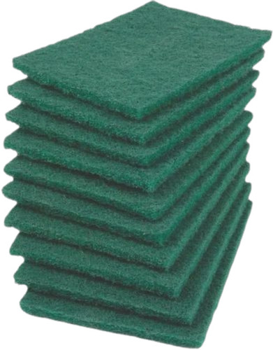 Polyester Green Scrub Pad