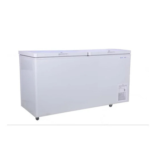 White Deep Freezers 500 Ltr - Metal, White, Double Door 60mm PUF, 2 Shelves | Electrical, 220V, R135a, Evaporator Fan