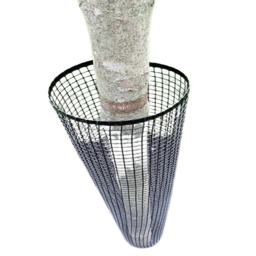 Wire Mesh Tree Guard - Iron, Round, Green | Polished Surface, Tree Protection