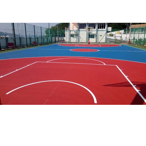 Acrylic /Synthetic Cushion Sports Flooring