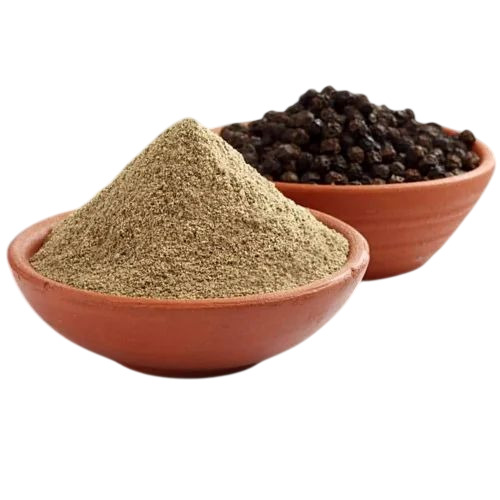 Black Pepper Powder - Natural Brown, Common Drying Process | Fried, 500g, Powder, Cooking Use