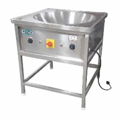 Electric Kadai With Stand - Stainless Steel Body, Multiple Sizes | Fast Heating, Mounted Stand for Comfortable Use