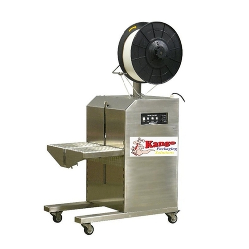 Industrial Vertical Strapping Machine - Metal, PLC Control, Automatic | Adjustable Tension, Durable, Efficient Operation