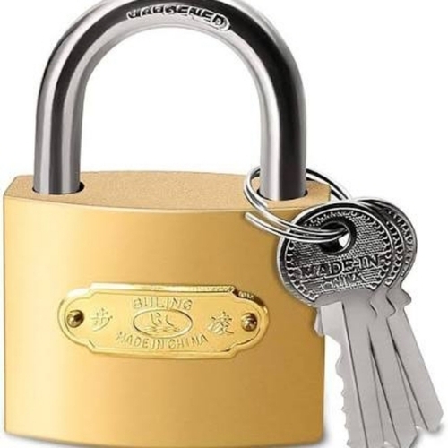 Iron Padlock for Gates - Iron Multiple Sizes Iron Finish | Durable Reliable Locking Mechanism
