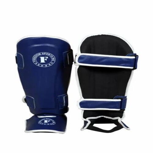 Printed Boxing Punching Pad - Leather, Blue, Hook And Loop Closure | High Comfort Adult Boxing Gloves