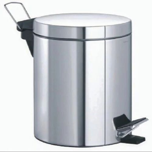 Stainless Steel Plain Pedal Dustbin