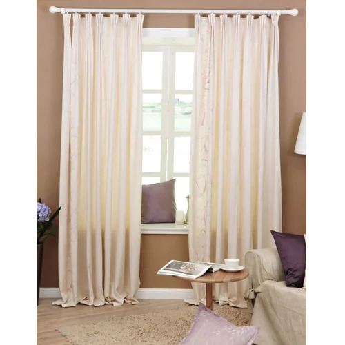 Cream Color Bedroom Window Curtains