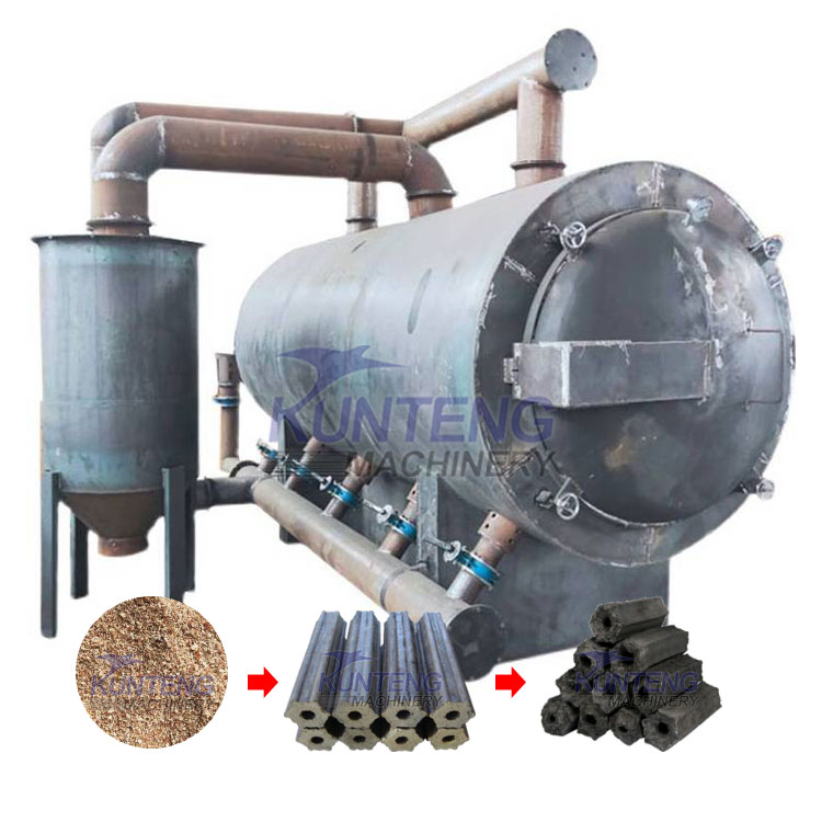 Agricultural Waste Horizontal Carbonization Furnace - Application: Wood