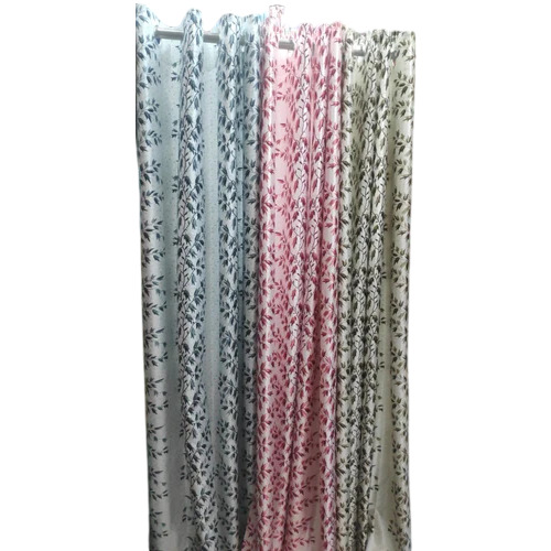 Polyester Printed Bedroom Window Curtains