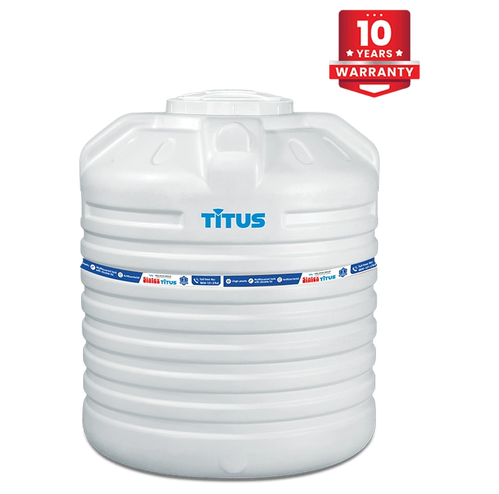 Sintex Titus 1000 Litre Water Tank - Color: White