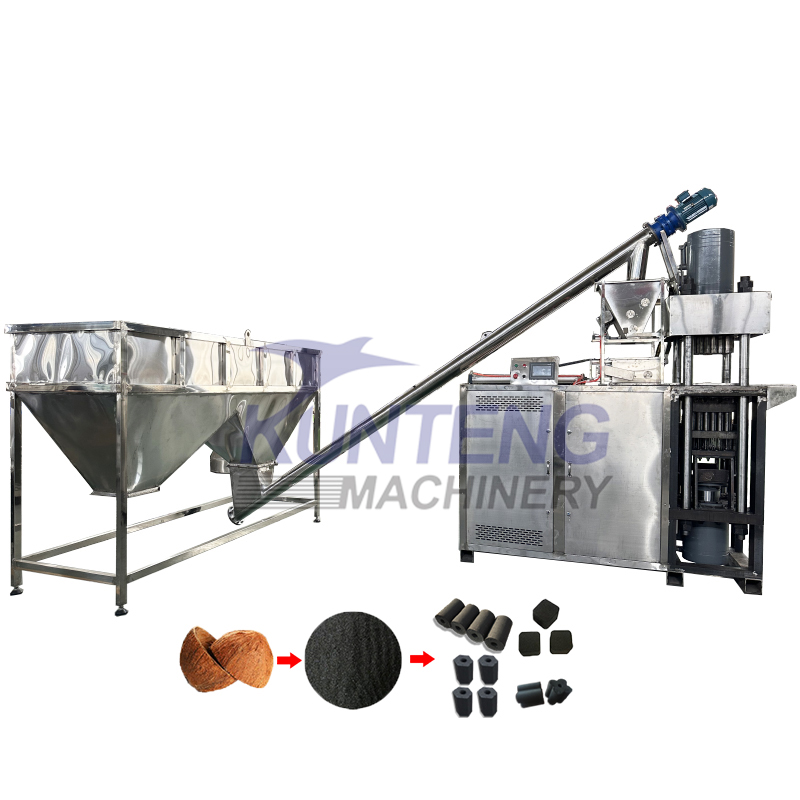 Stainless Steel Hydraulic Mineral And Metal Powder Briquetting Machine - Briquette Size: Customized