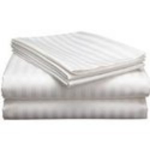 White Satin Bed Sheet