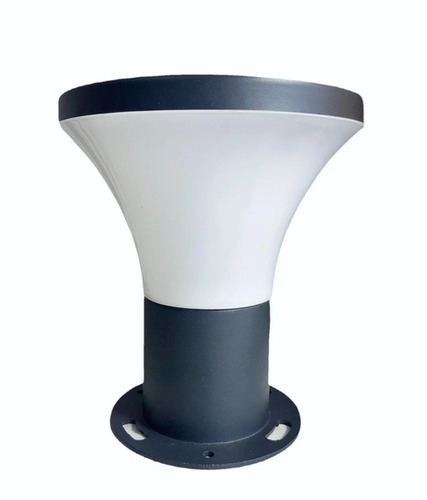 12 W Grey Aluminium Outdoor Gate Light - 12V, Wide Beam, Energy Efficient, Weather Resistant, LED