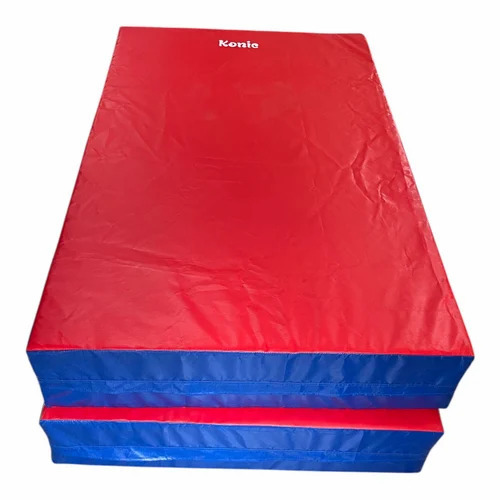 30 Cm Gymnastics Crash Mat - Non Tearable Material, 6ft x 4ft x 30cm, Red, Foldable, Light Weight