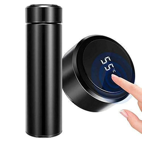 500ml Black SS Temperature Water Bottle