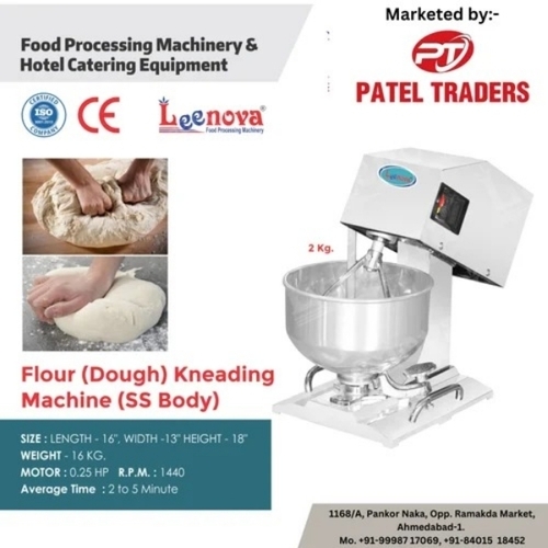 5kg Ss Flour Kneading Machine