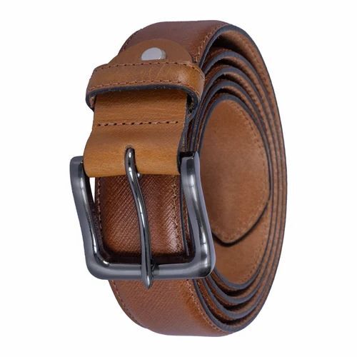 Flip Buckle Leather Belt