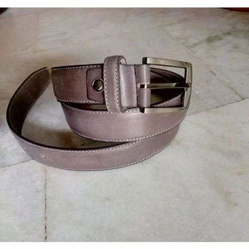 Mens Fashionable Formal Leather Belt - Brown Leather, A Grade | Eco Friendly, Daily Use