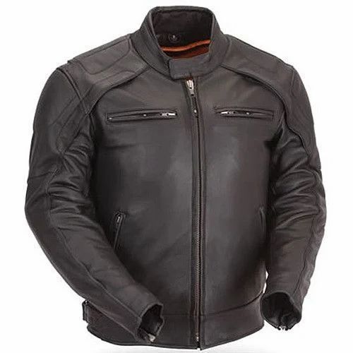 Mens Motorcycle Leather Jacket