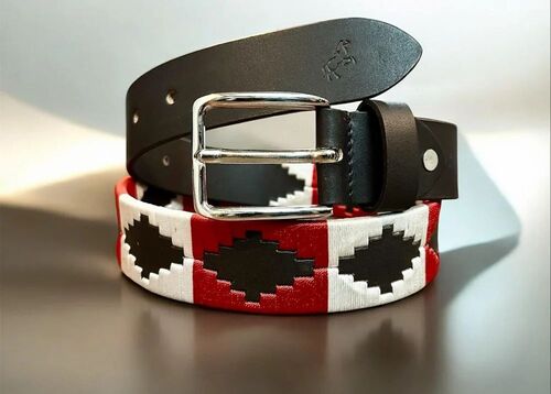 Single Prong Buckle Leather Belt