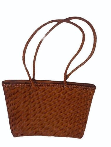 Woven Leather Braided Ladies Laptop Bags