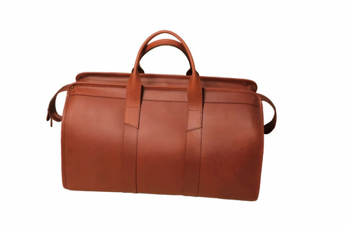 Leather Duffle Handbag