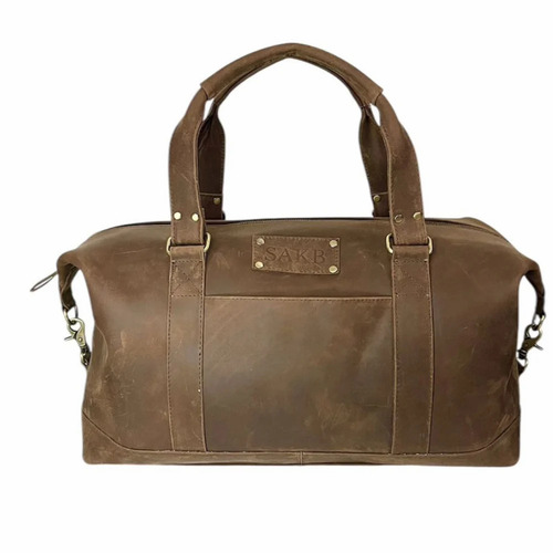 Leather Vintage Brown Duffle Bags