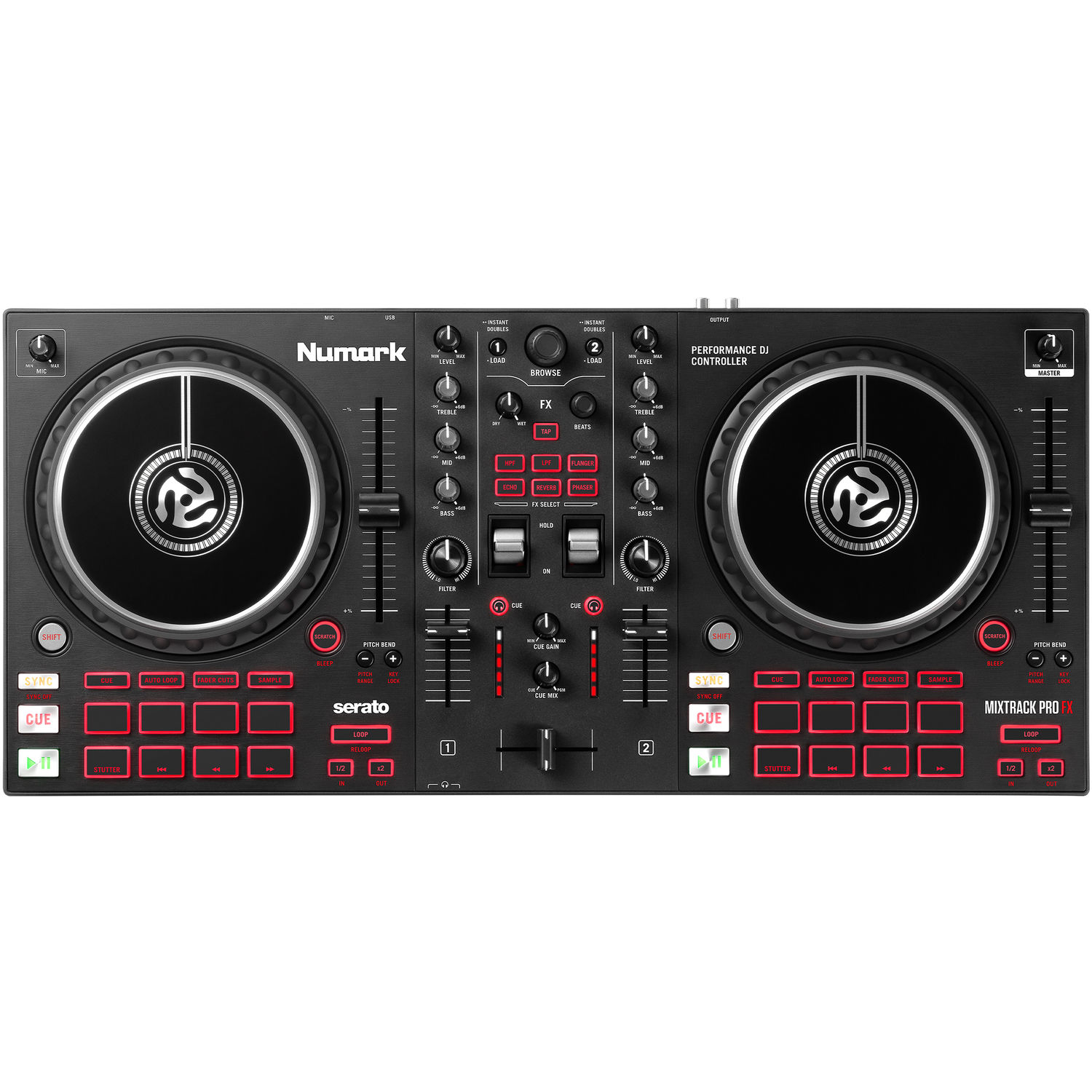 Numark Mixtrack Pro Fx Dj Controller For Serato Dj With Fx Paddles