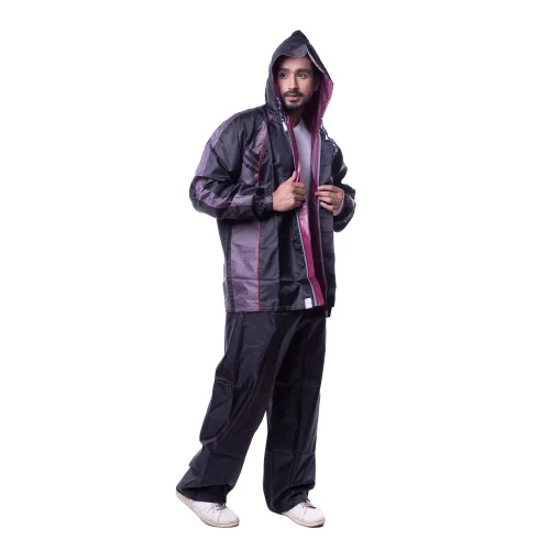Polyester Reversible Mens Raincoat