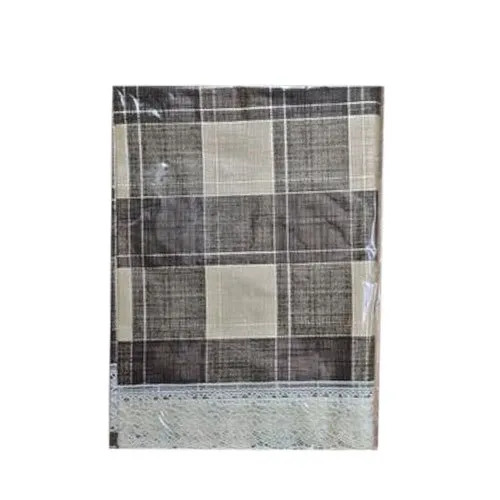 Pvc Dining Table Cover - Color: Black & White