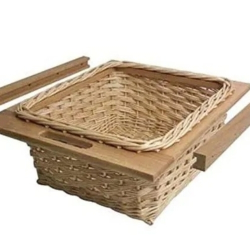 Wooden Kitchen Wicker Basket
