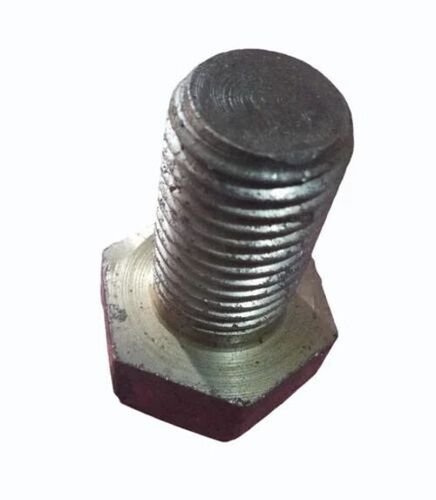 30Mm Mild Steel Hexagonal Bolt - Color: Silver