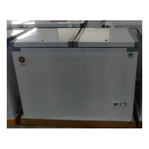 350 Ltr Nirvana Deep Freezer - Metal, Medium, White, 350 L, +5 to -27Â°C | Electrical, 2 Doors, 1 Basket, R134 Refrigerant