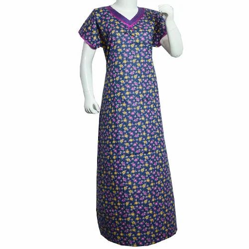 Half Sleeve Cotton Nighty