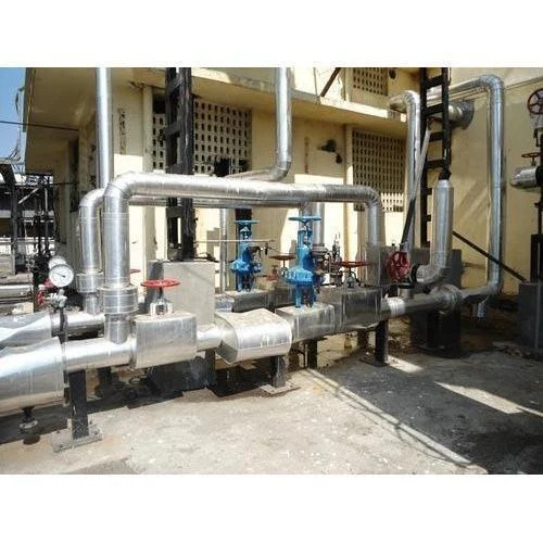 Industrial Steam Piping System - Bend Radius: 1 Centimeter (Cm)