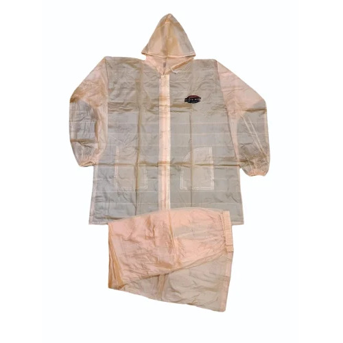 Men Peach Pvc Raincoat