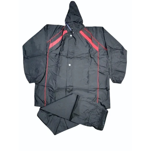 Mens Reversible Raincoat - Color: Dark Gray