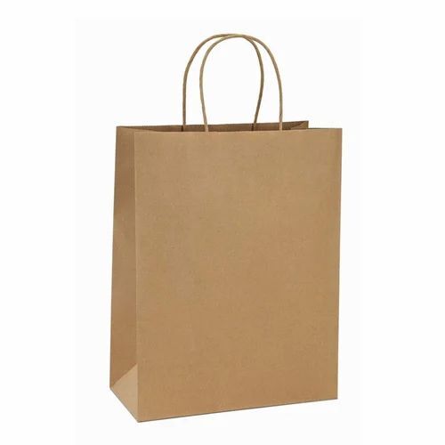 Plain Brown Paper Carry Bags
