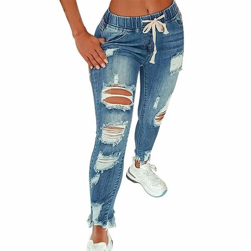 Comfortable Women Denim Ripped Stretchable Jeans