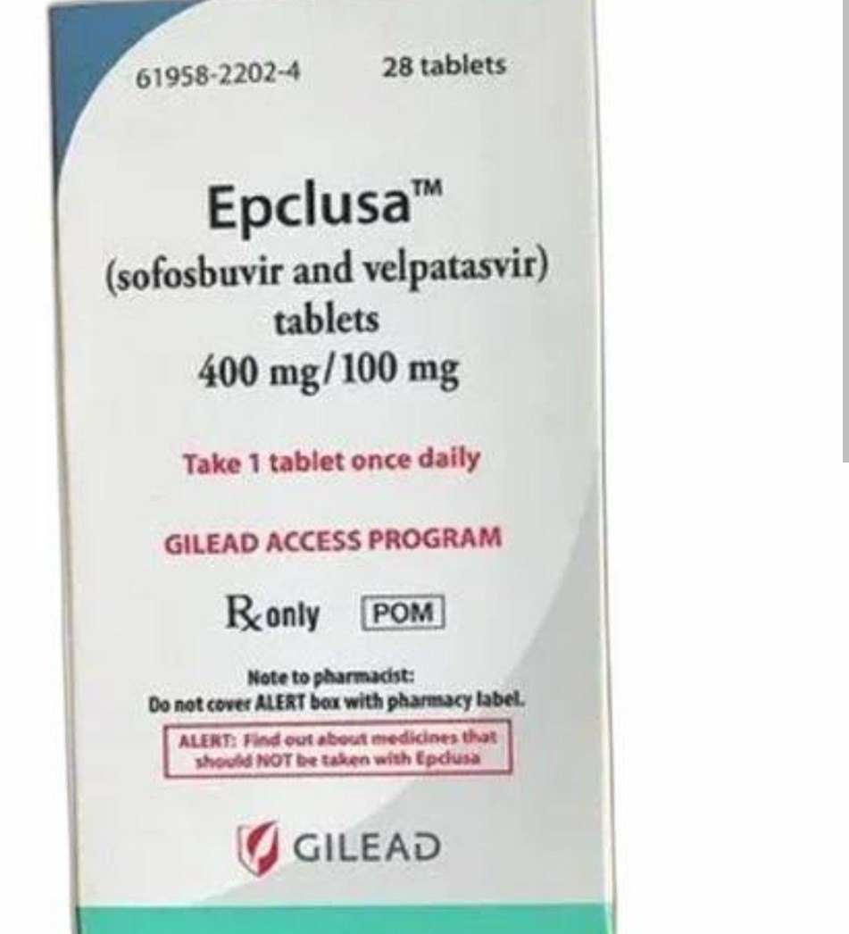 Epclusa 400mg 100mg Tablet  - Origin: India