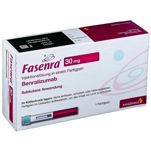 Fasenra Benralizumab 30 mg Injection - Prefilled Syringe, Severe Eosinophilic Asthma Treatment, Refrigerated Storage