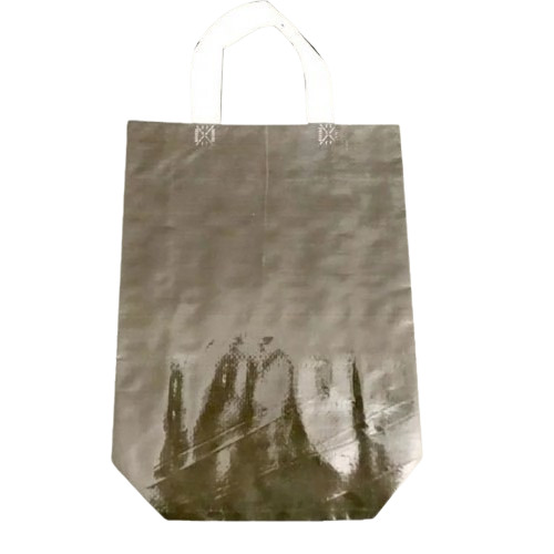 Loop Handle Shopping Bag - Color: Grey