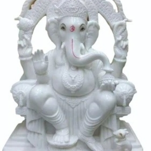 Marble ganesh statue