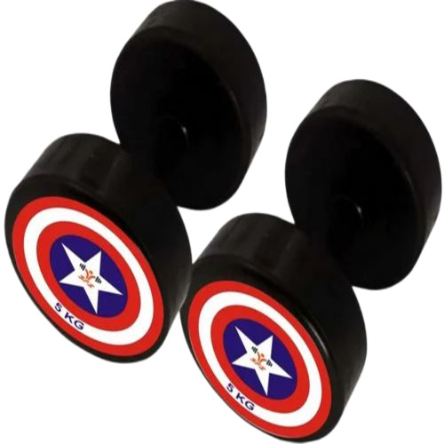 Printed Rubber Dumbbells