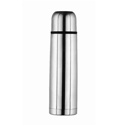 Stainless Steel Vacuum Flask - 500ml Silver, Rust-Proof | Leak Proof, Durable, Maintains Temperature