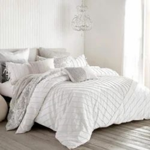 3 Piece Tufted Cotton Duvet Cover Set Boho Bedding Ivory Duvet Cover Duvet Bedding Set