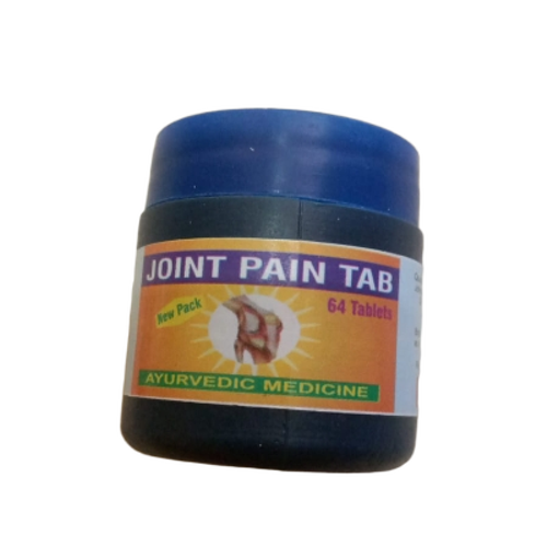 Ayurvedic Joint Pain Tablet - Bottle of 64 Tablets, Good Quality | Dosage as Directed, 18 Months Shelf Life, Store in Dry Place